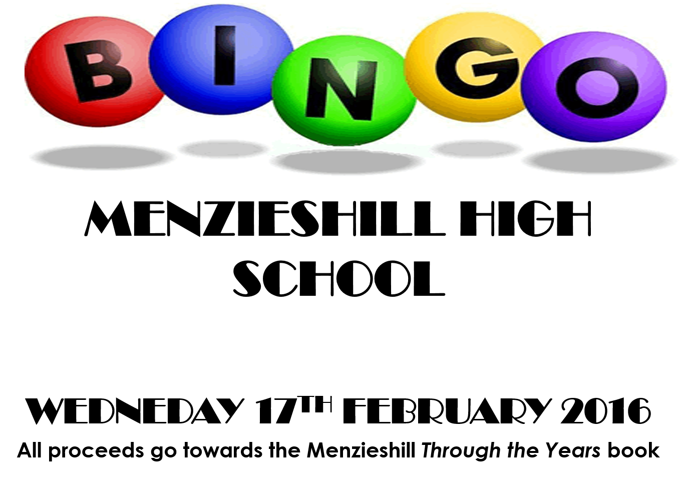 Bingo Evening - Wednesday 17 February 2016